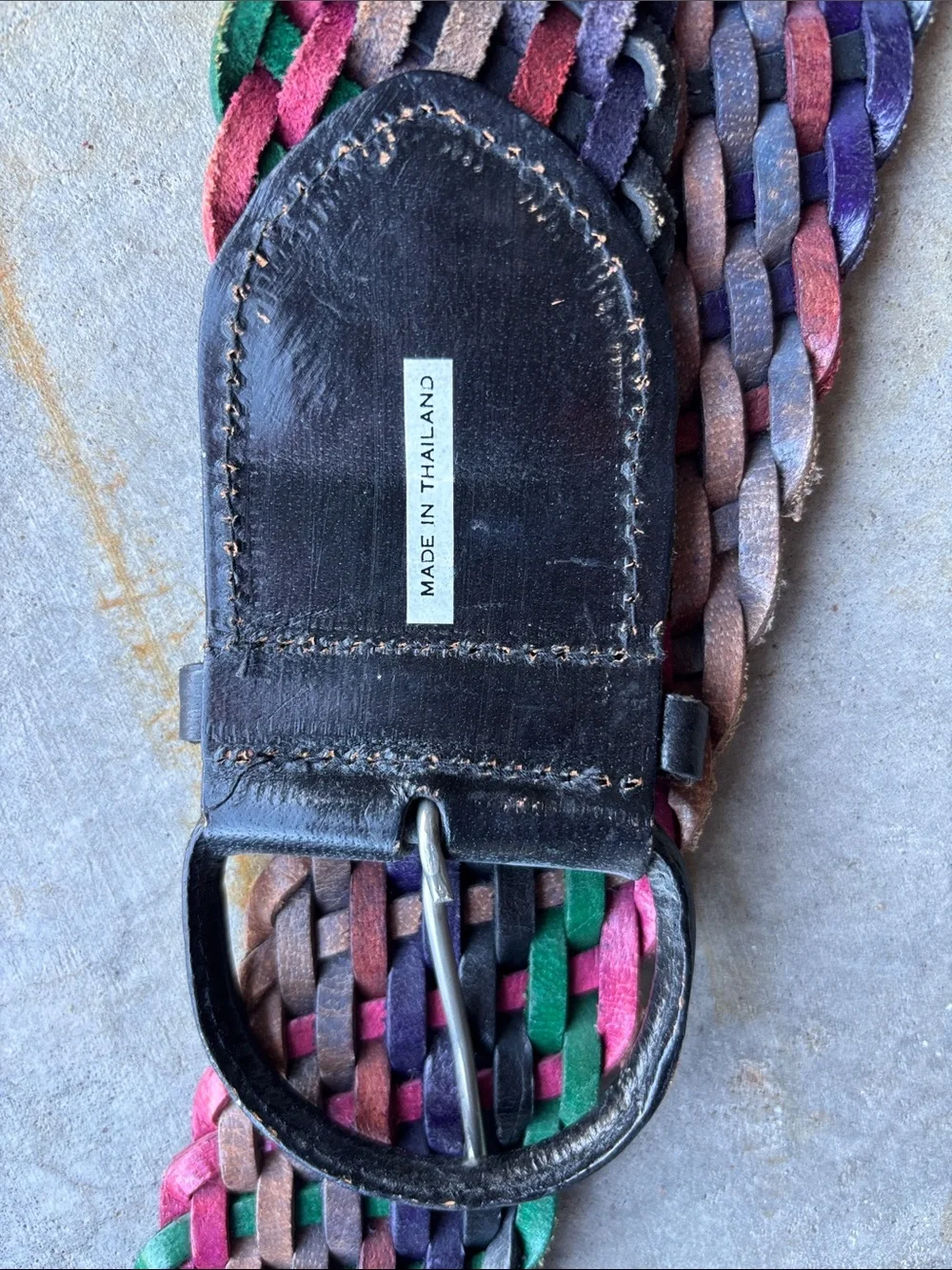 Vintage unique woven